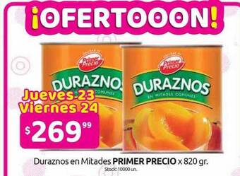 Cordiez Duraznos En Mitades Primer Precio oferta