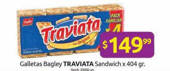 Cordiez Galletas Bagley Traviata Sandwich oferta