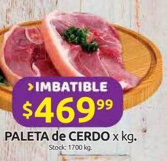 Cordiez Paleta De Cerdo oferta