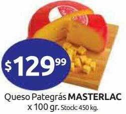 Cordiez Queso Pategrás Masterlac oferta