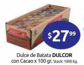 Cordiez Dulce De Batata Dulcor Con Cacao oferta