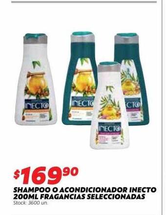 Ferniplast Shampoo O Acondicionador Inecto Fragancias Seleccionadas oferta
