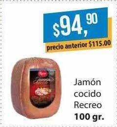 Supermercados Damesco Jamón Cocido Recreo oferta