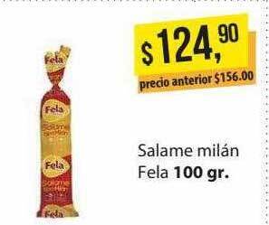 Supermercados Damesco Salame Milán Fela oferta