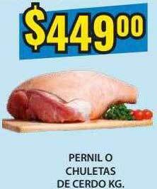 Supermercados Damesco Pernil O Chuletas De Cerdo oferta