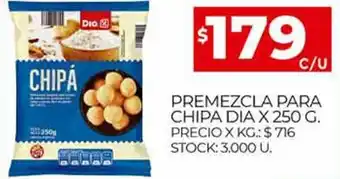 Supermercados DIA Chipa Dia Premezcla Para x 250 g. oferta