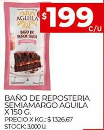 Supermercados DIA Aguila Baño De Reposteria Semiamargo x 150 g. oferta