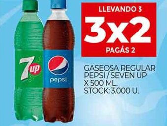 Supermercados DIA Pepsi/Seven Up Gaseosa Regular x 500 ml oferta
