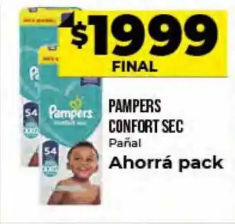 Supermayorista Vital Pampers Confort Sec Pañal oferta
