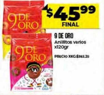 Supermayorista Vital 9 De Oro Anillitos Varios oferta
