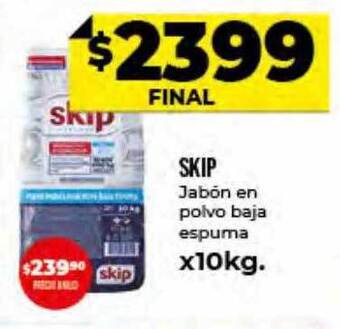 Supermayorista Vital Skip Jabón En Polvo Baja Espuma oferta