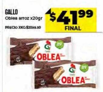 Supermayorista Vital Gallo Oblea Arroz oferta