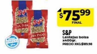 Supermayorista Vital S&p Lentejas Bolsa oferta