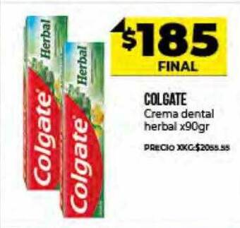 Supermayorista Vital Colgate Crema Dental Herbal oferta