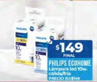 Supermayorista Vital Philips Ecohome Lámpara Led 10w oferta