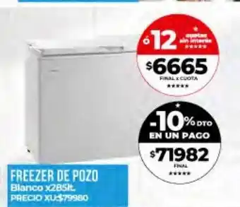 Supermayorista Vital Freezer De Pozo oferta