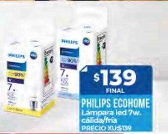 Supermayorista Vital Philips Ecohome Lámpara Led 7w oferta