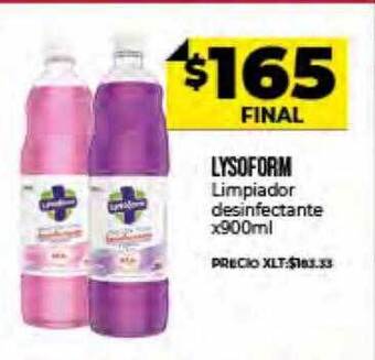 Supermayorista Vital Lysoform Limpiador Desinfectante oferta