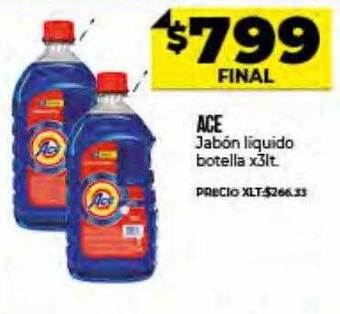Supermayorista Vital Ace Jabón Líquido Botella oferta