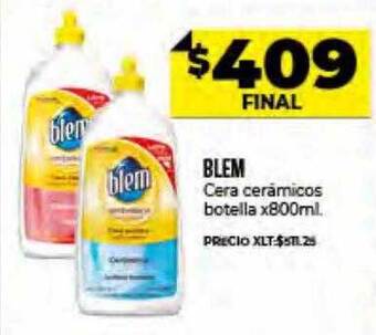 Supermayorista Vital Blem Cera Cerámicos Botella oferta