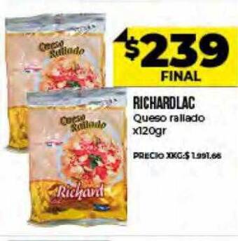 Supermayorista Vital Richardlac Queso Rallado oferta