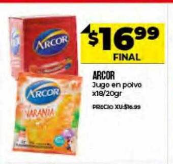 Supermayorista Vital Arcor Jugo En Polvo oferta