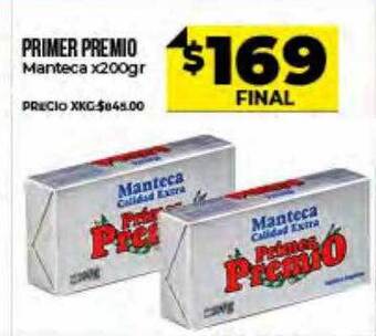 Supermayorista Vital Primer Premio Manteca oferta