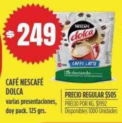Supermercados Vea Café Nescafé Dolca oferta