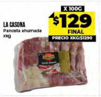 Supermayorista Vital La Casona Panceta Ahumada oferta