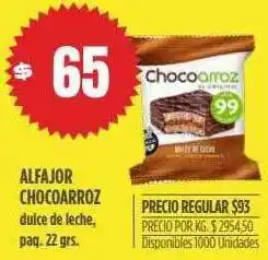 Supermercados Vea Alfajor Chocoarroz oferta