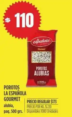 Supermercados Vea Porotos La Española Gourmet oferta