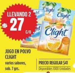 Supermercados Vea Jugo En Polvo Clight oferta