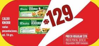 Supermercados Vea Caldo Knorr oferta