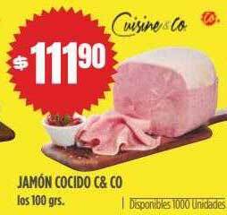 Supermercados Vea Jamón Cocido C & Co oferta