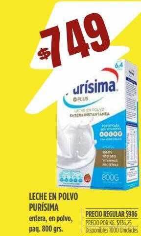 Supermercados Vea Leche En Polvo Purisima oferta