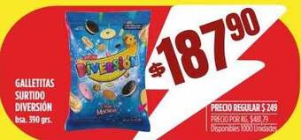 Supermercados Vea Galletitas Surtido Diversión oferta