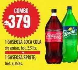 Supermercados Vea 1 Gaseosa Coca Cola + 1 Gaseosa Sprite oferta