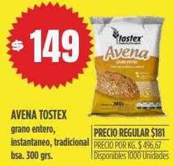 Supermercados Vea Avena Tostex oferta