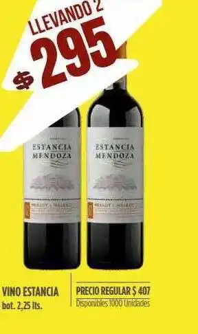Supermercados Vea Vino Estancia oferta
