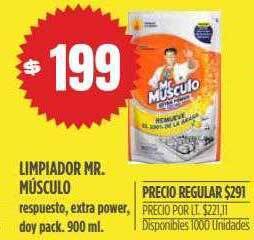 Supermercados Vea Limpiador Mr Músculo oferta