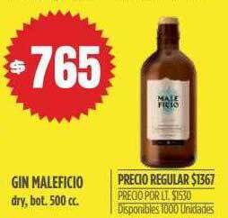 Supermercados Vea Gin Maleficio oferta