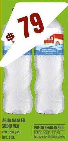 Supermercados Vea Agua Baja En Sodio Vea oferta