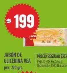 Supermercados Vea Jabón De Glicerina Vea oferta