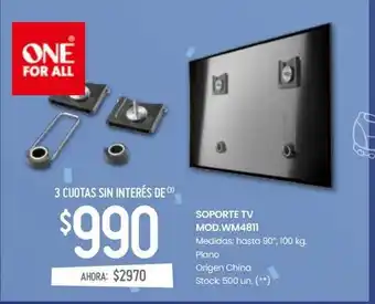 Changomas Soporte Tv Mod. Wm4811 oferta