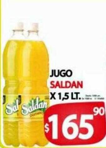 Supermercados Caracol Jugo Saldan oferta