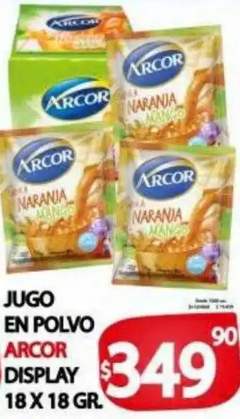 Supermercados Caracol Jugo En Polvo Arcor Display oferta