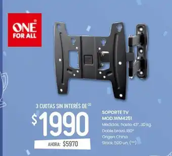 Changomas Soporte Tv Mod.wm4251 oferta