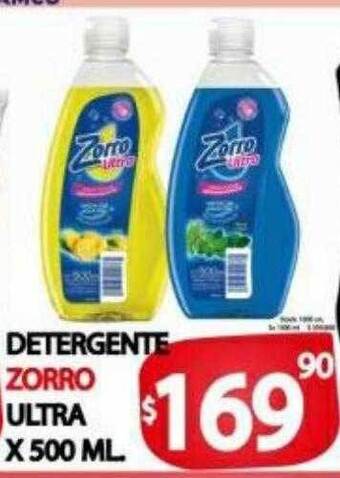 Supermercados Caracol Detergente Zorro Ultra oferta