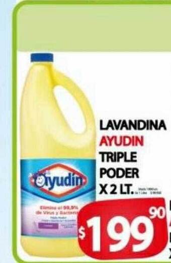 Supermercados Caracol Lavandina Ayudin Triple Poder oferta