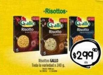 Supermercados Caracol Risottos Gallo oferta